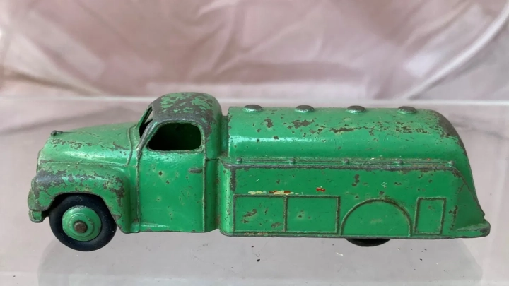 Vintage Green Car Toy